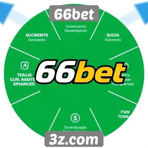 Visão geral das funcionalidades do site 66bet